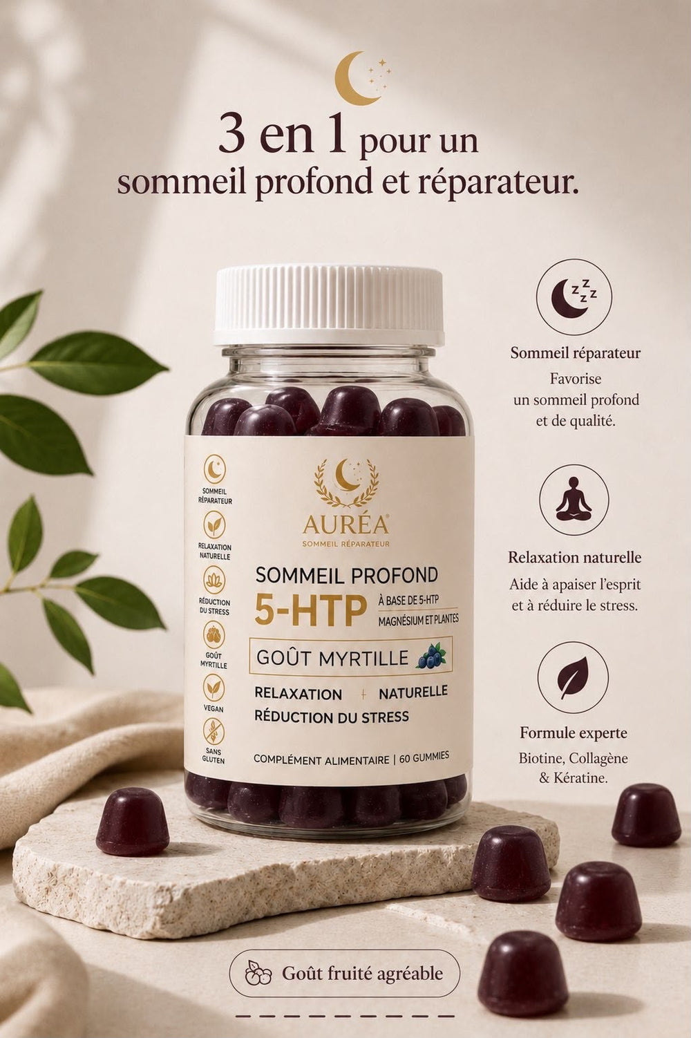 Auréa Sommeil Profond 5-HTP