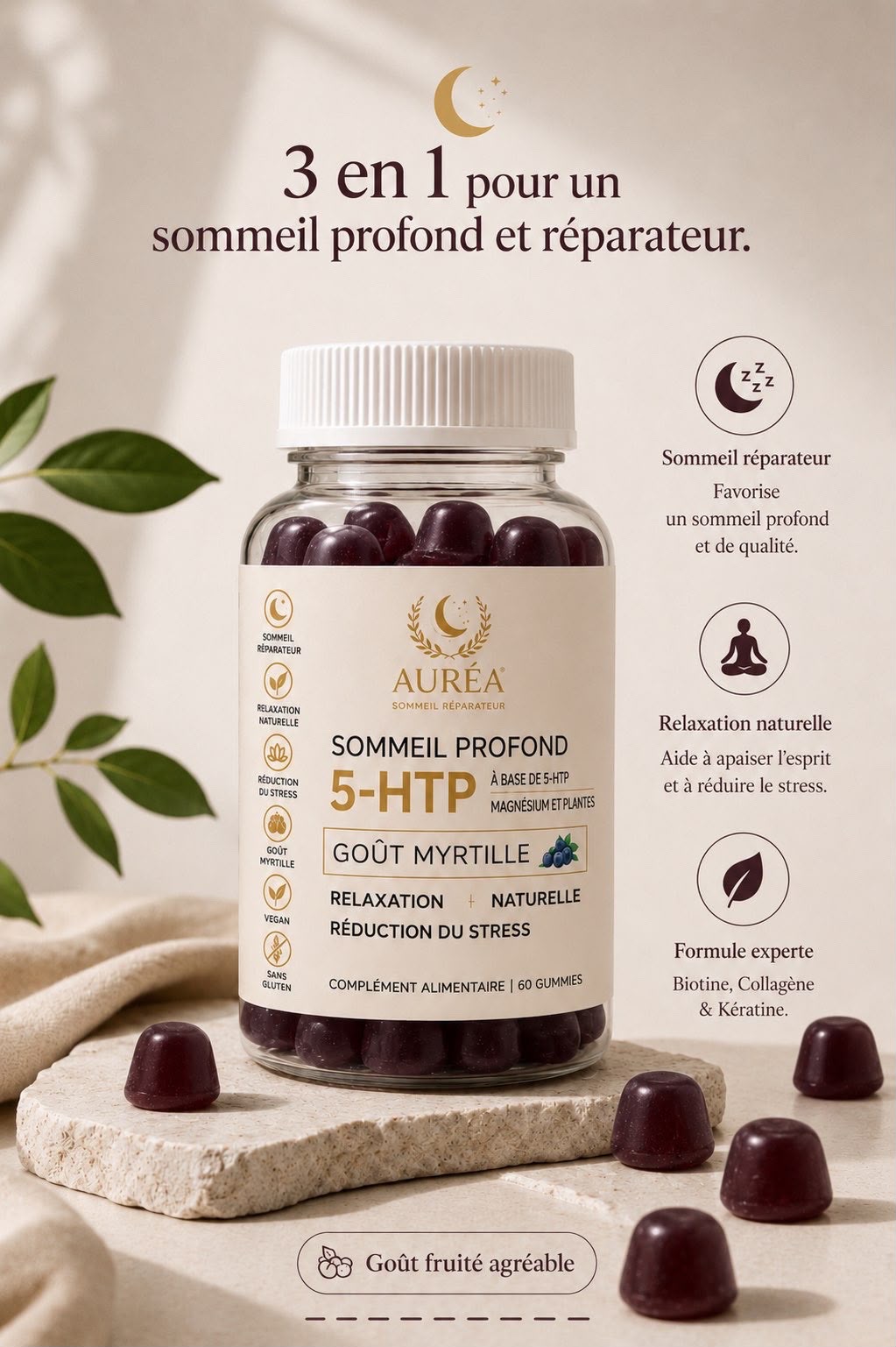 Auréa Sommeil Profond 5-HTP